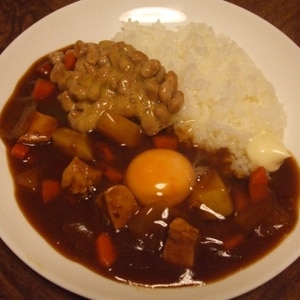 マヨ★納豆カレー